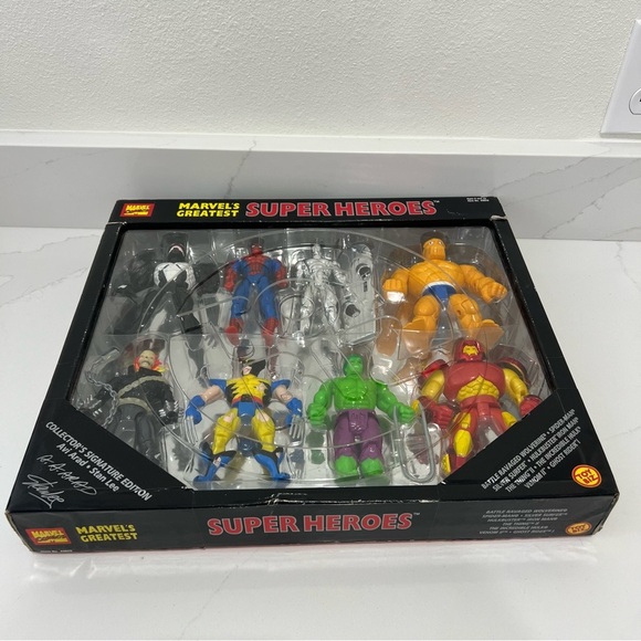 Vintage Marvel's Greatest Heroes Collector's Signature Edition NIB Figures Set - Picture 14 of 16